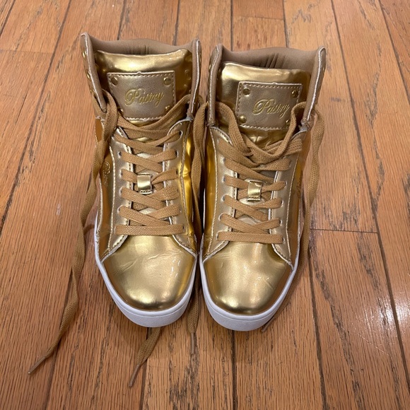 Pastry Shoes Gold High Top Dance Sneakers Poshmark